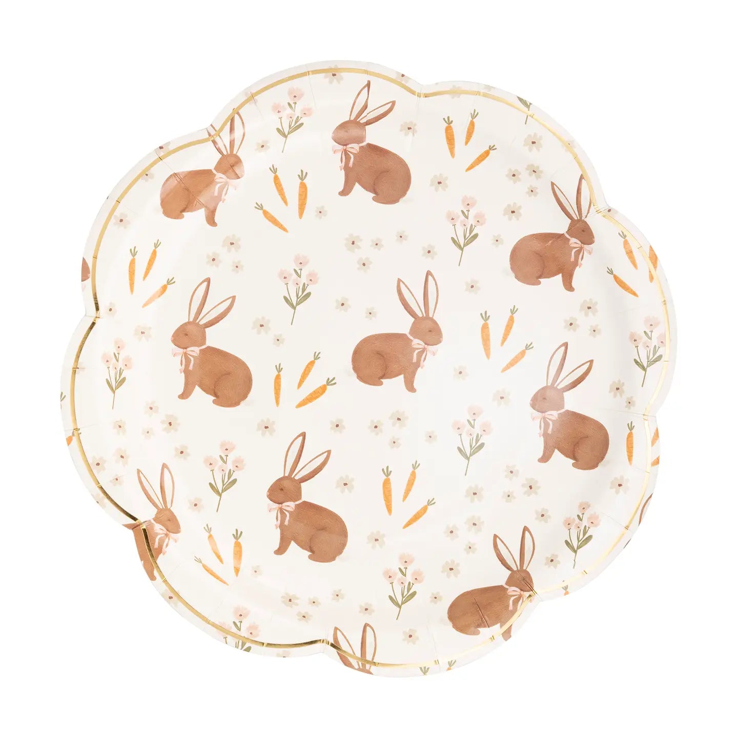 10" Occasions Rabbit Scatter Paper Plates