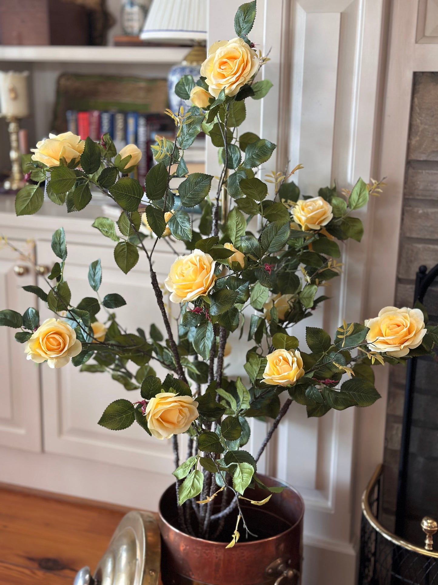 48" Potted Rose Plant w/Bendable Stems