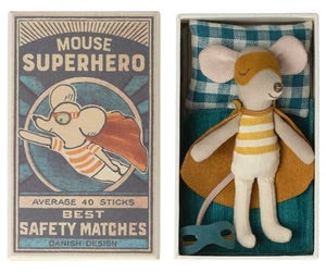 Superhero Mouse in Matchbox