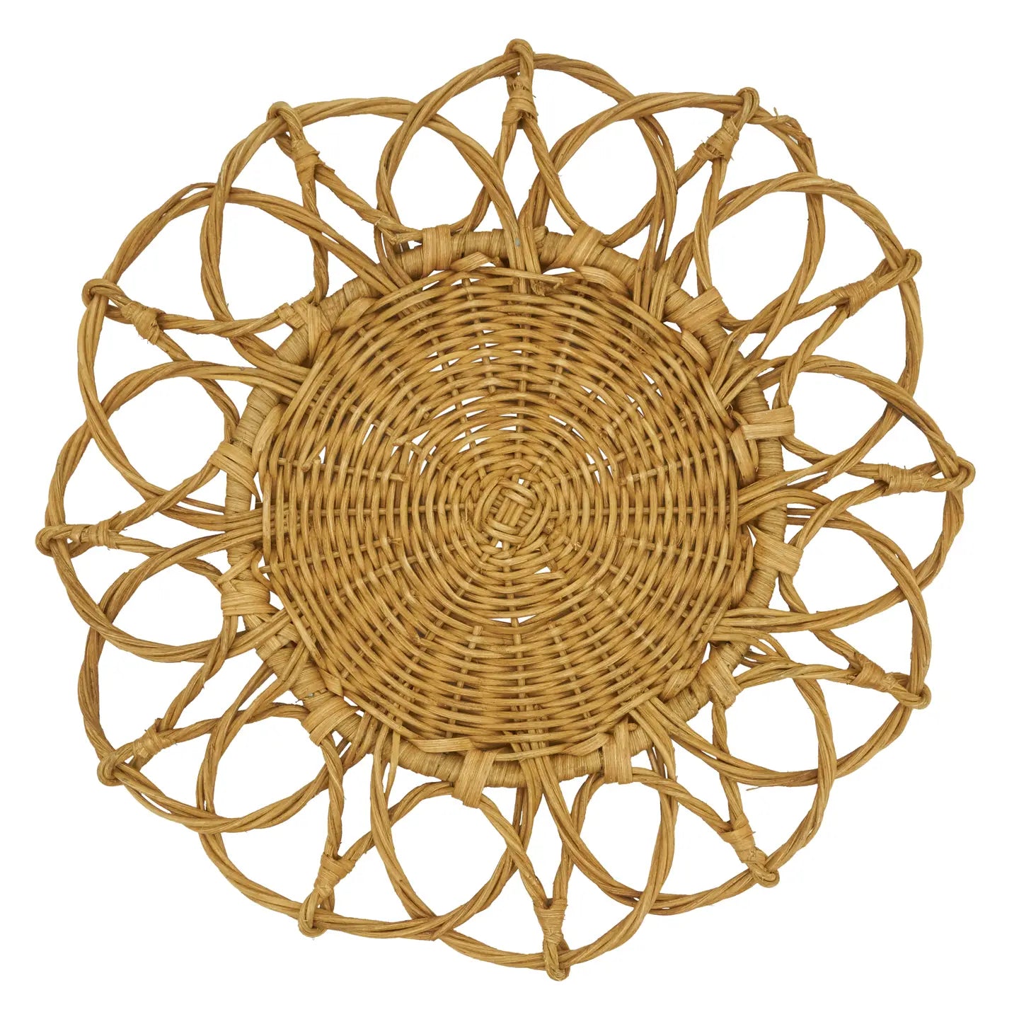 15" Twisted Rattan Placemats