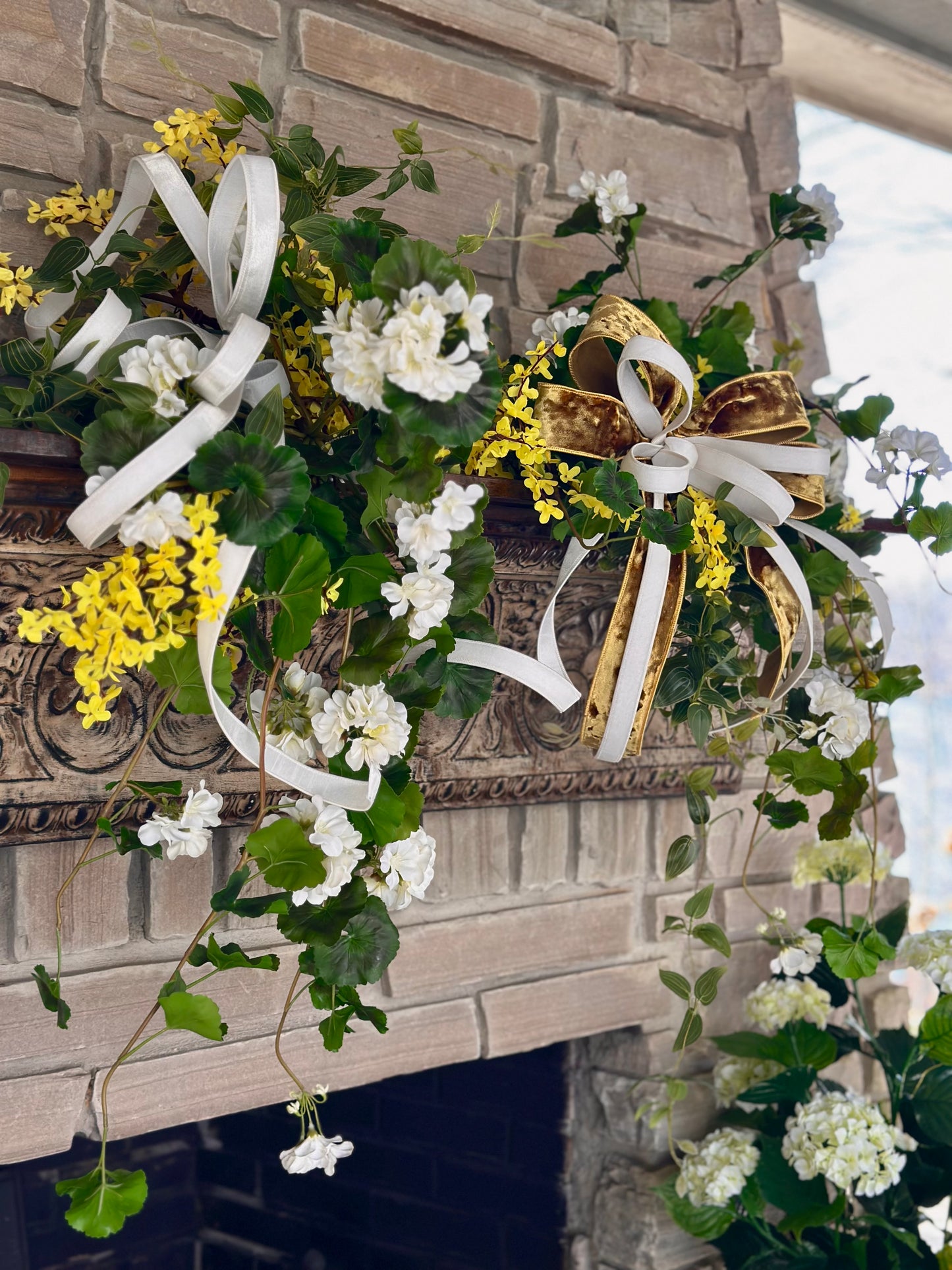 48" Wild Forsythia Garland