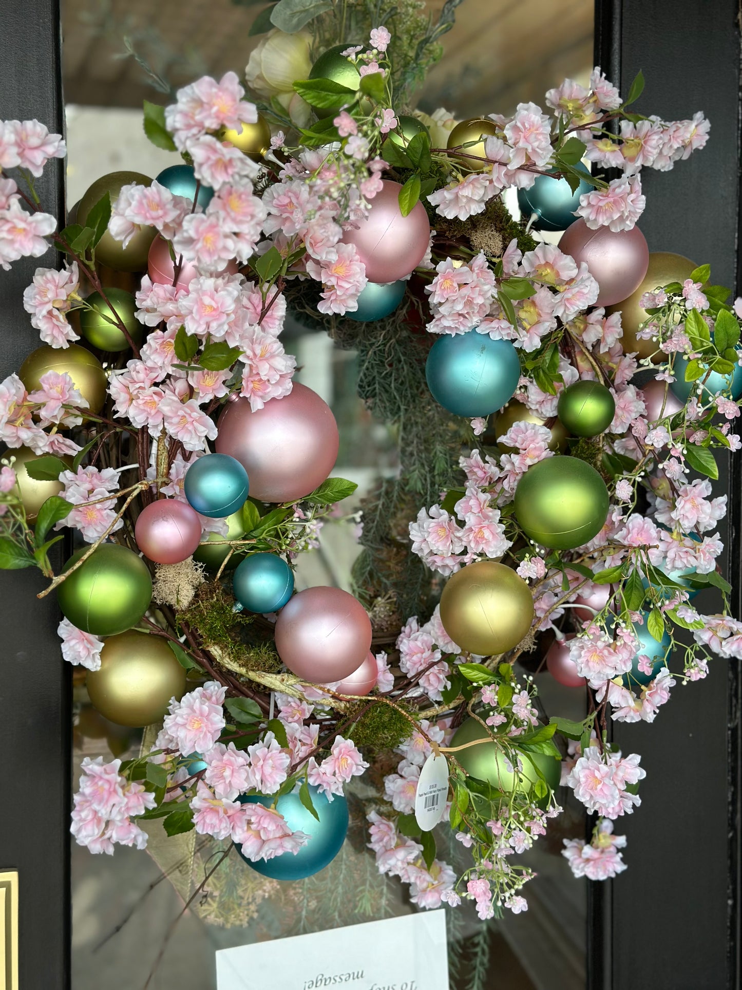 Pastel Pearl & Wild Fairy Floral Wreath