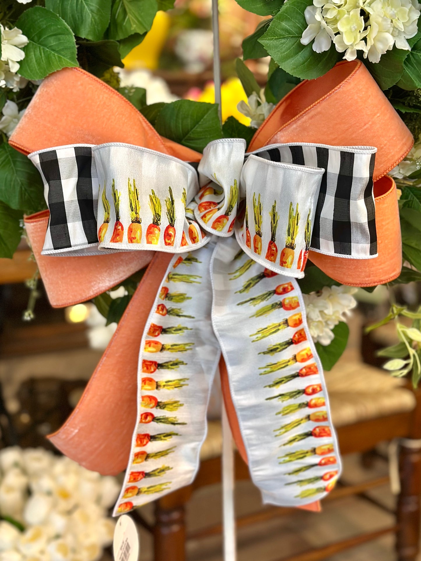 Painted Carrots Bow