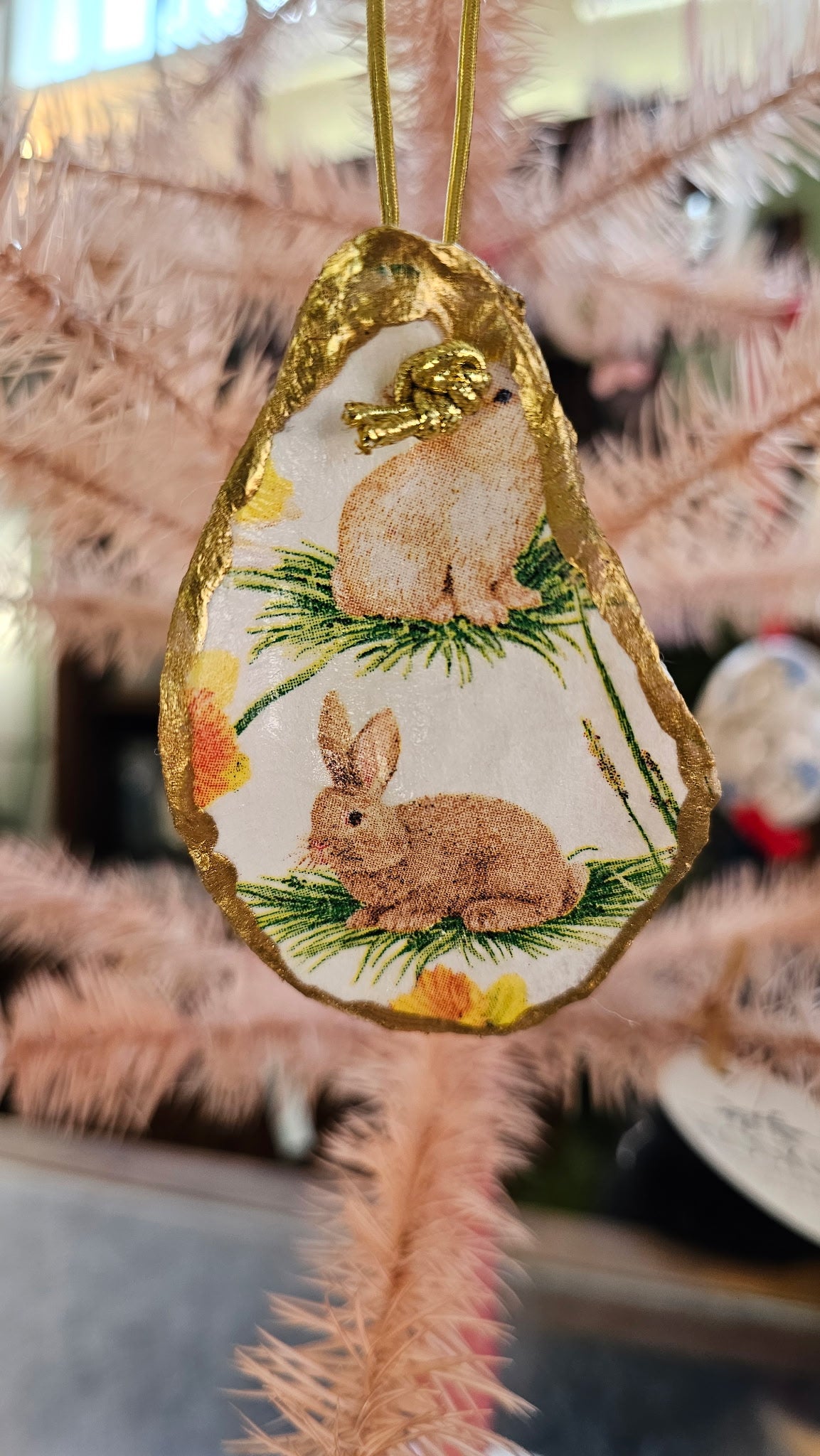 Oyster Shell Ornament