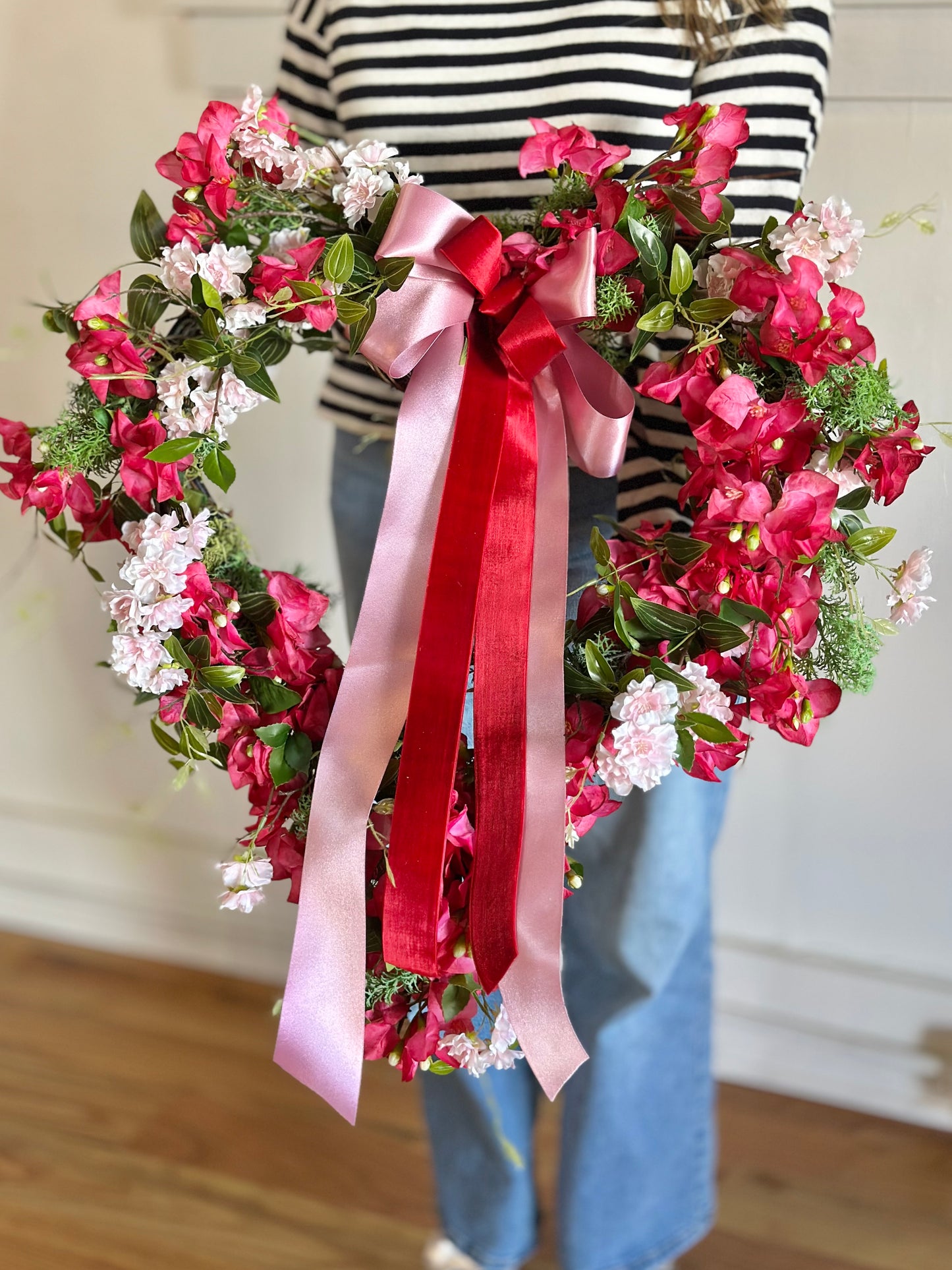 Floral Heart Wreath