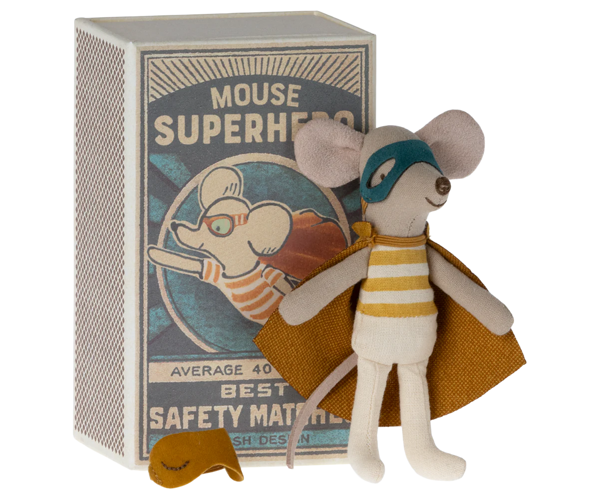 Superhero Mouse in Matchbox