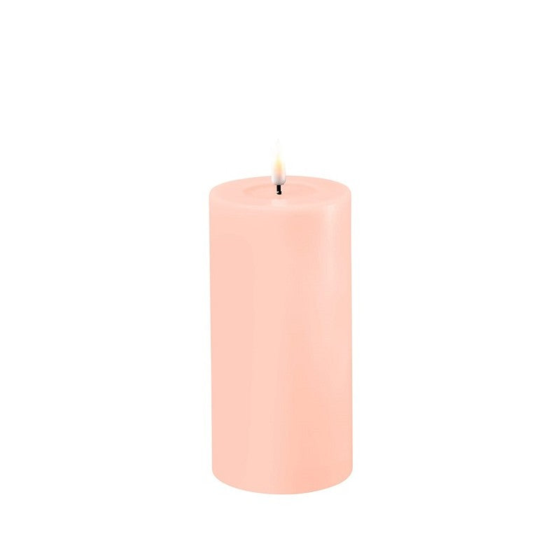 Light Pink LED Candle 3x6 inch