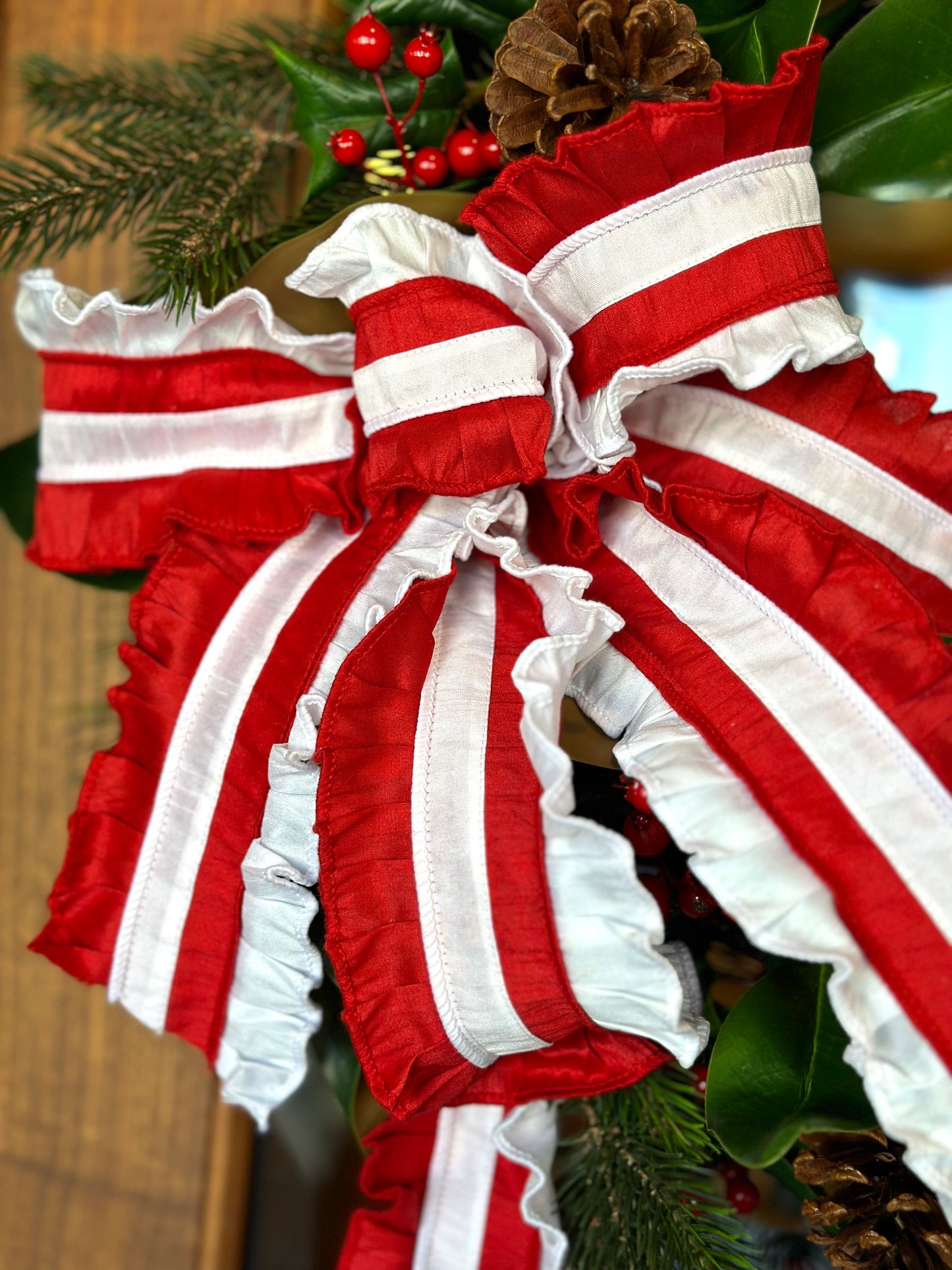 Magnolia Ruffles Wreath