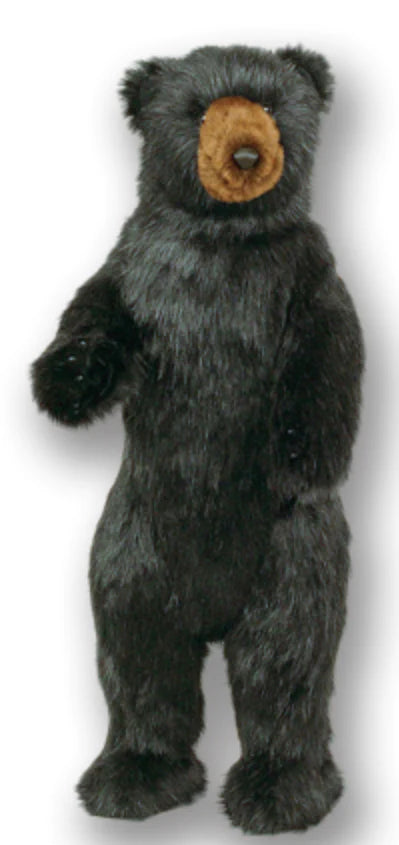 22" Black Jointed Bear