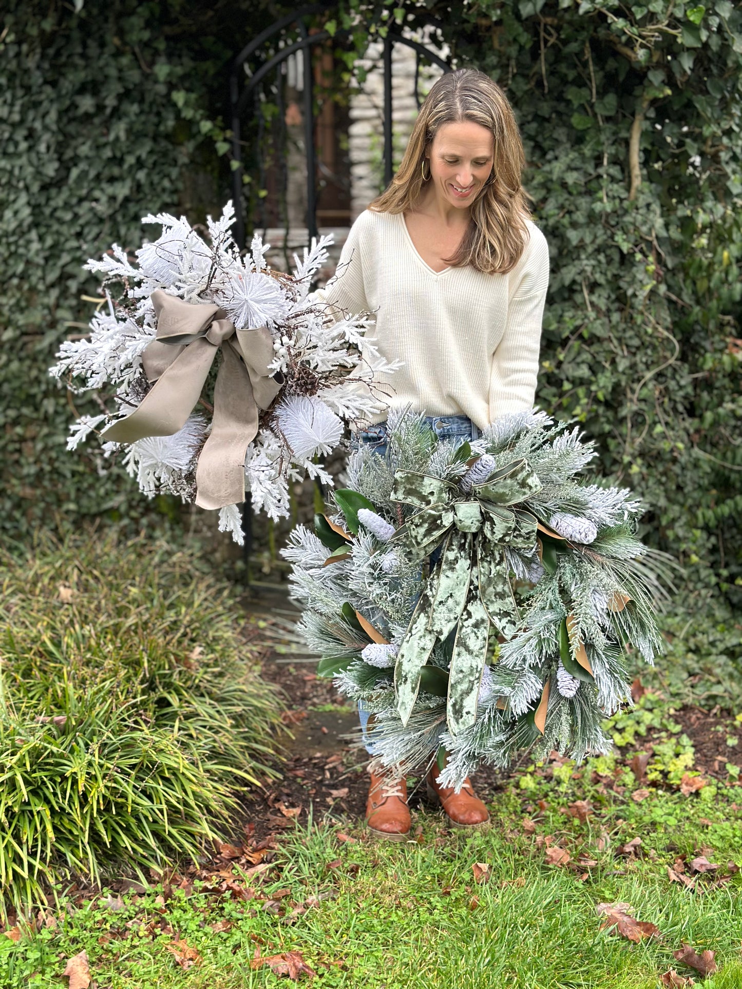 Frosted Woodland Wreath