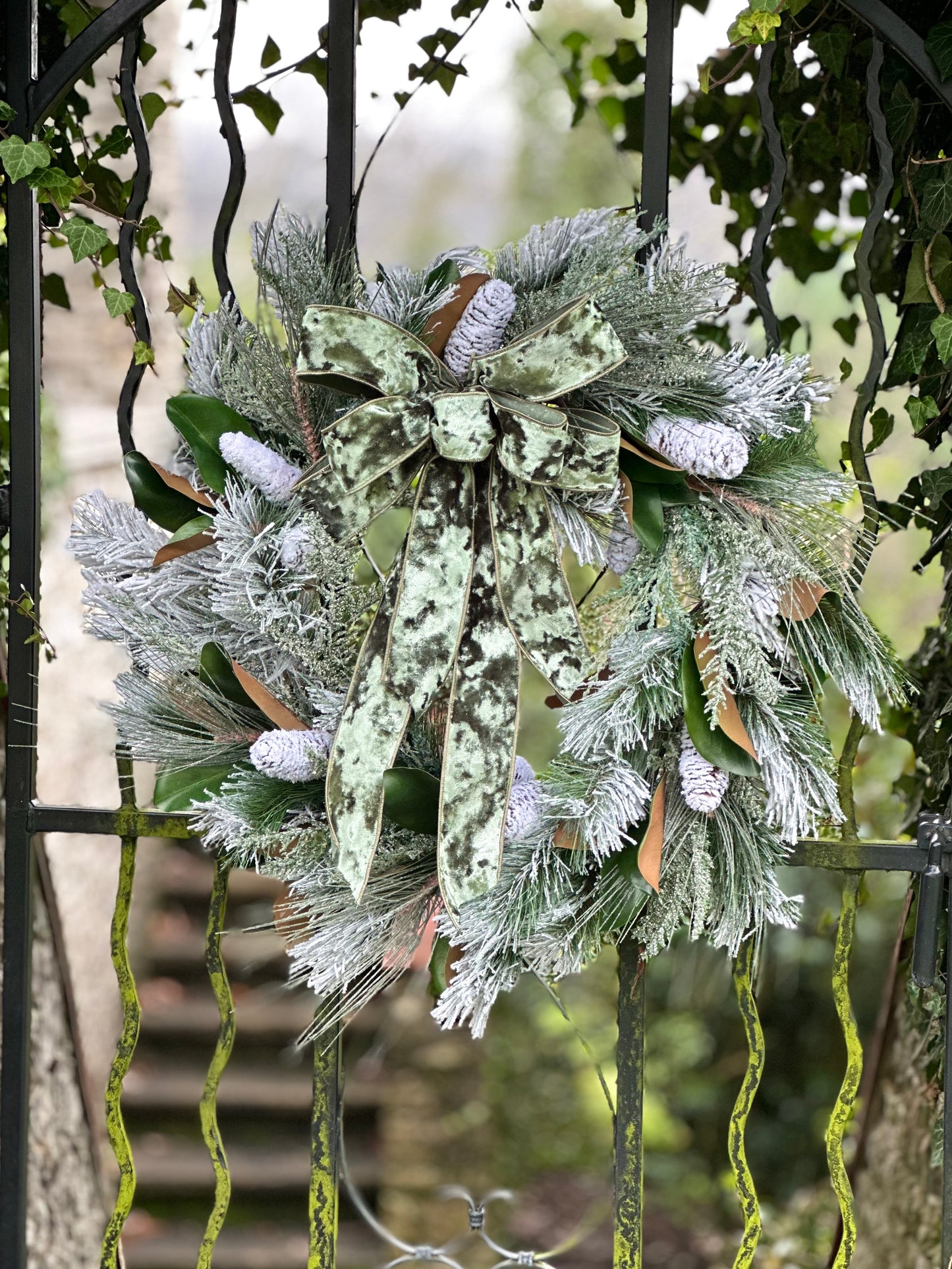 Frosted Woodland Wreath