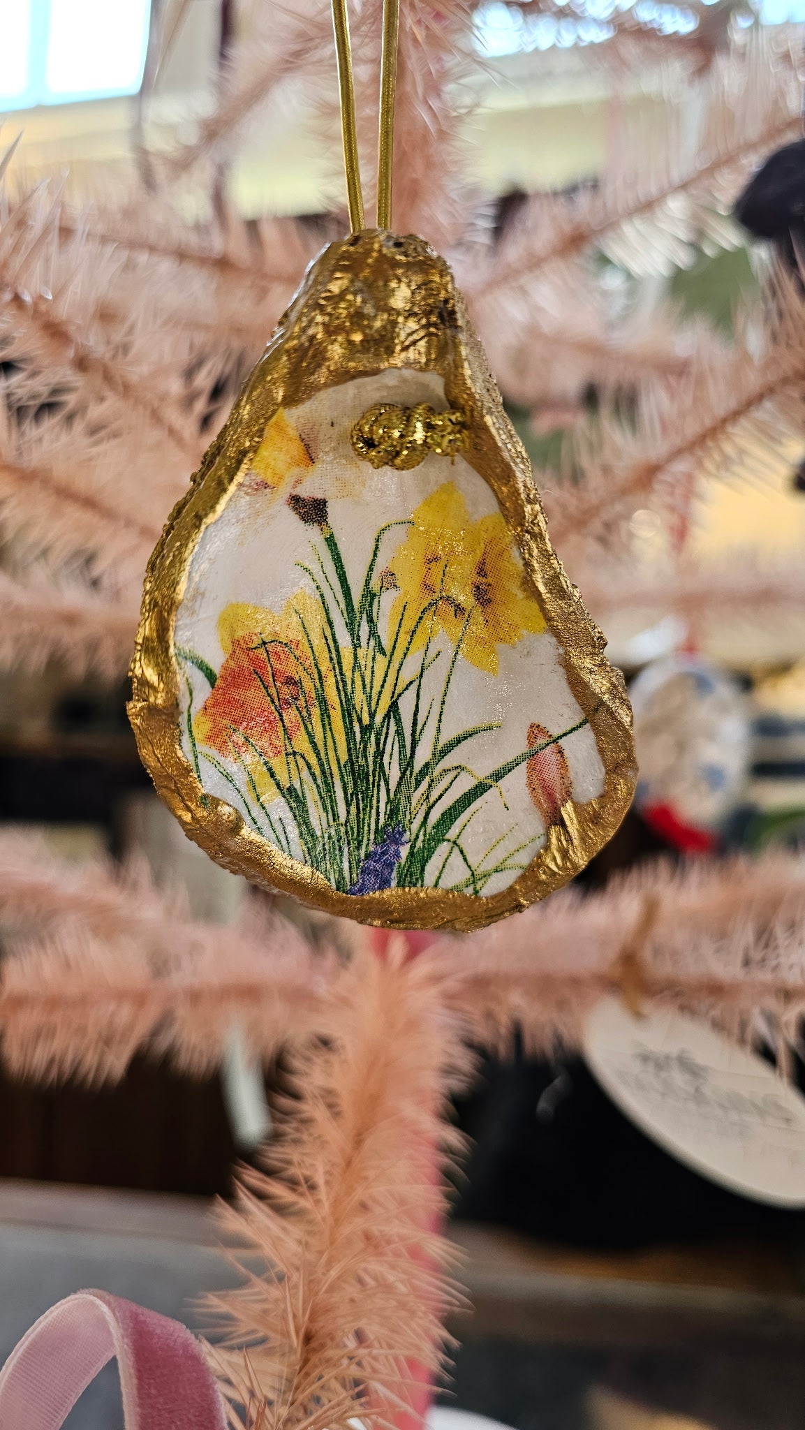 Oyster Shell Ornament