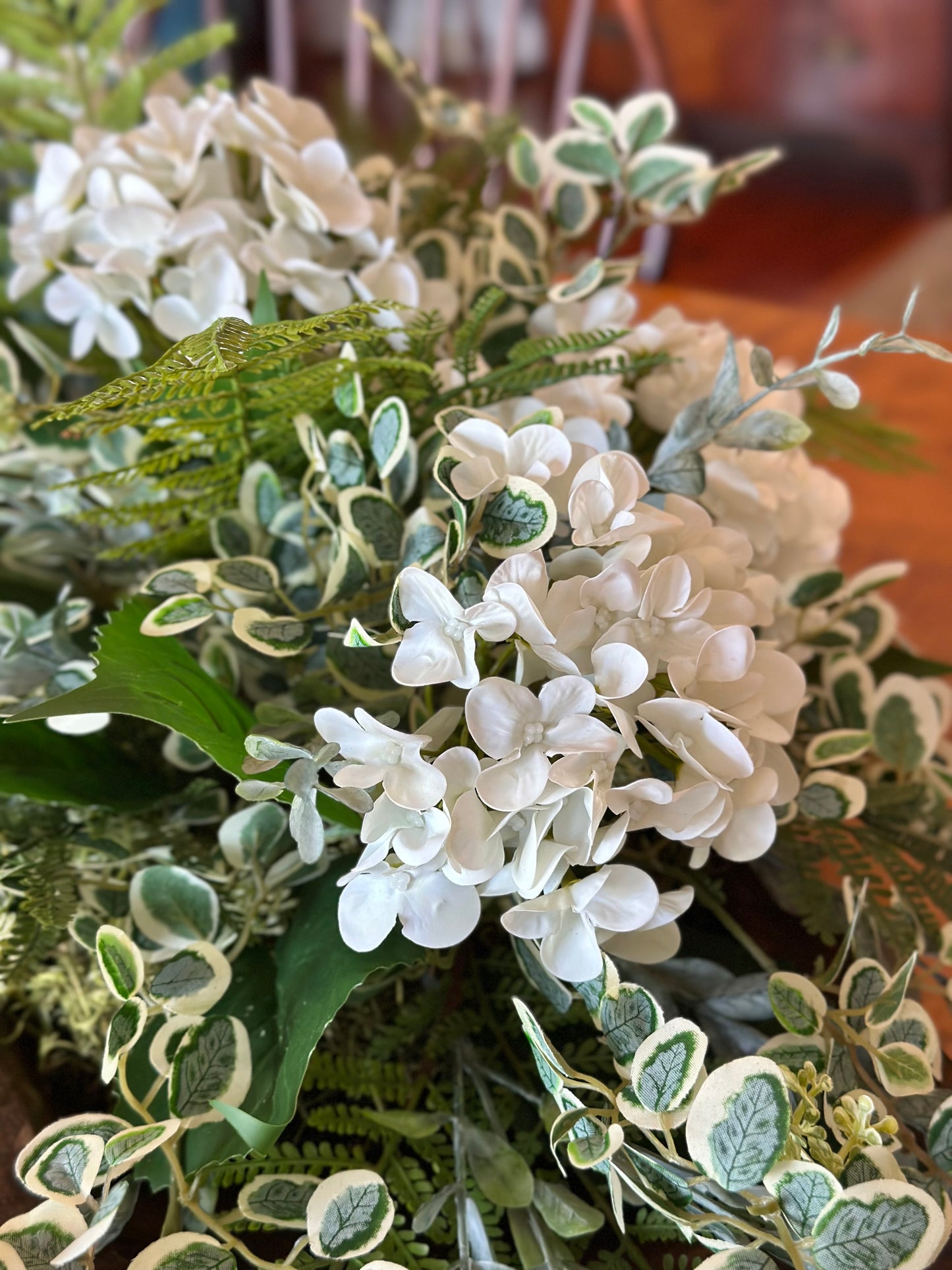 Buttonbush Hydrangea Floral Insert