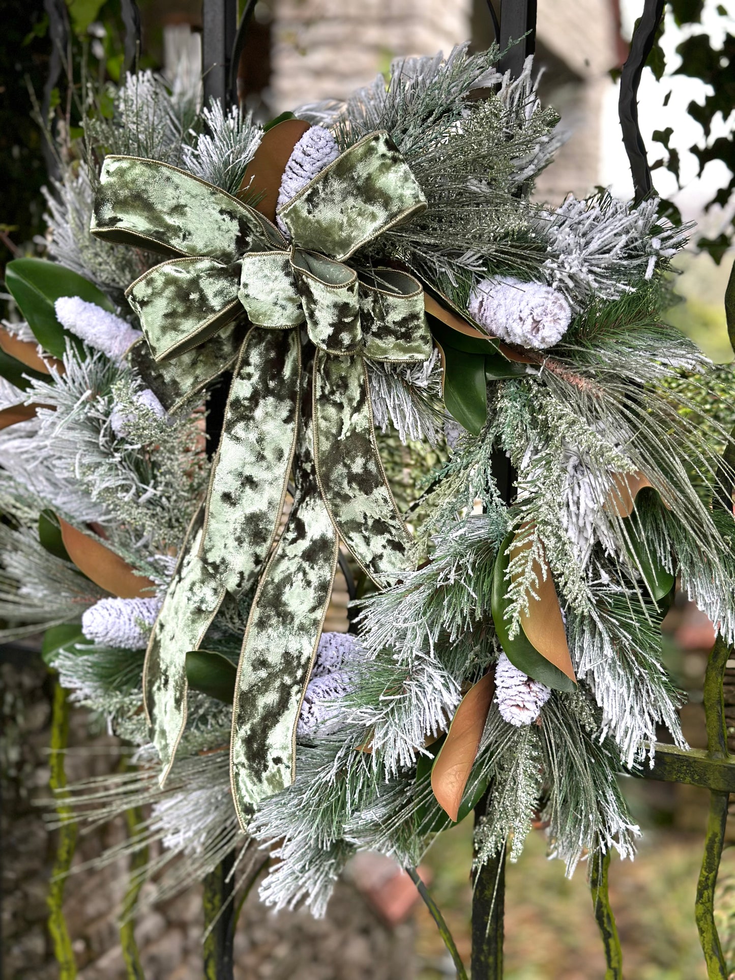 Frosted Woodland Wreath