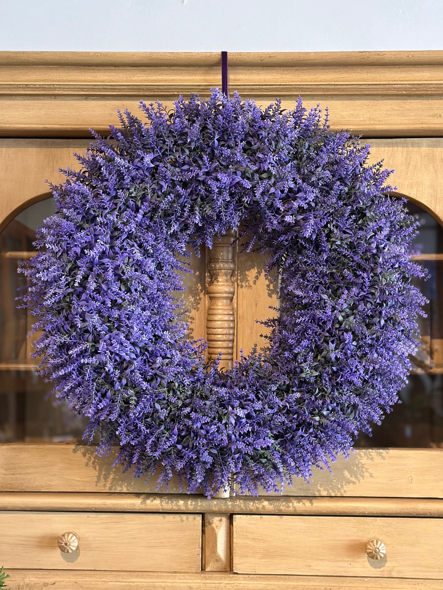 24" UV-Rated Lavender Garden Wreath