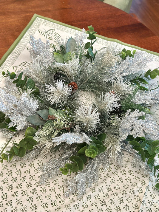 Winter Iced Wreath/Centerpiece