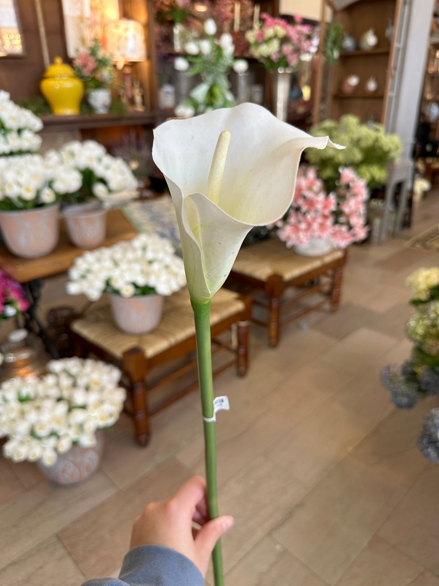 33” Natural Touch Calla Lily