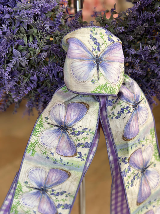 Lavender Butterfly Knot