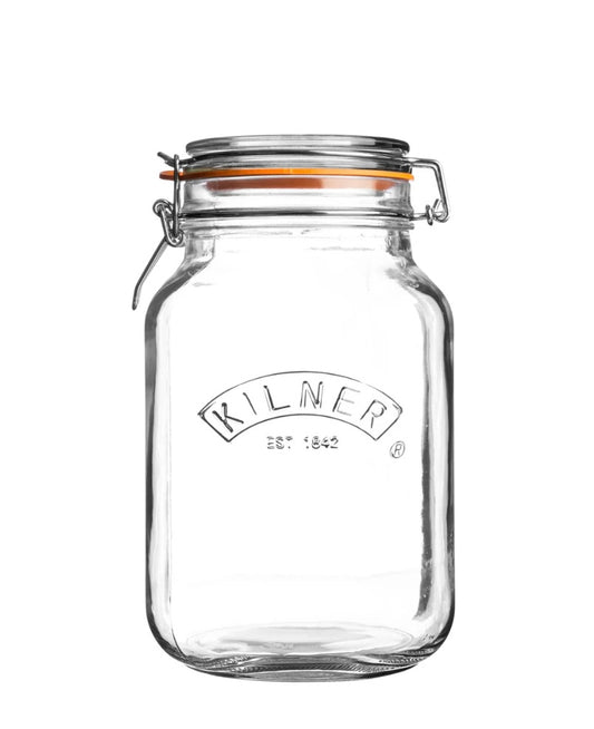 Kilner 68 Oz Square Clip Top Jar