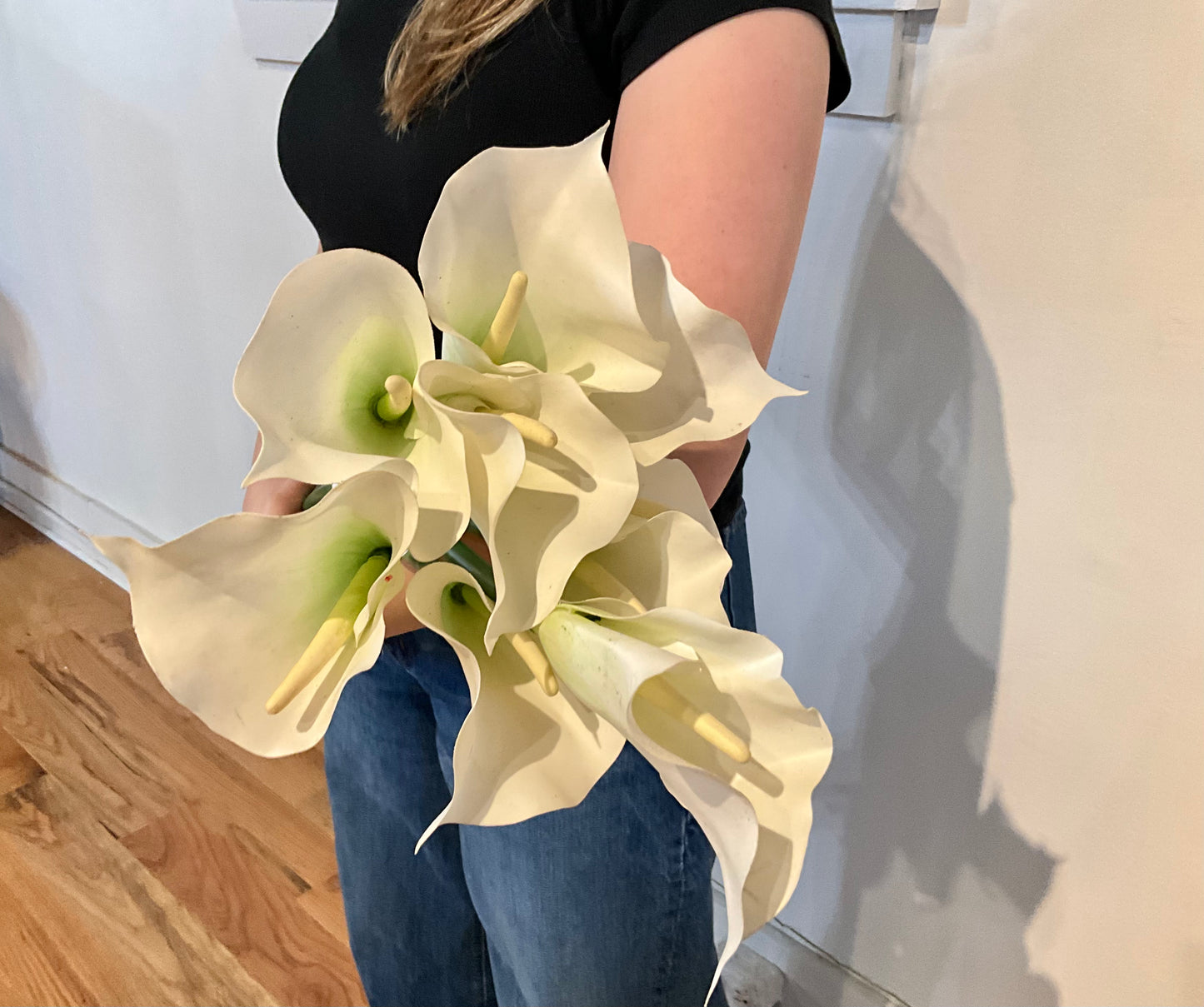 NATURAL TOUCH CALLA LILY, BLOOMS CREAM