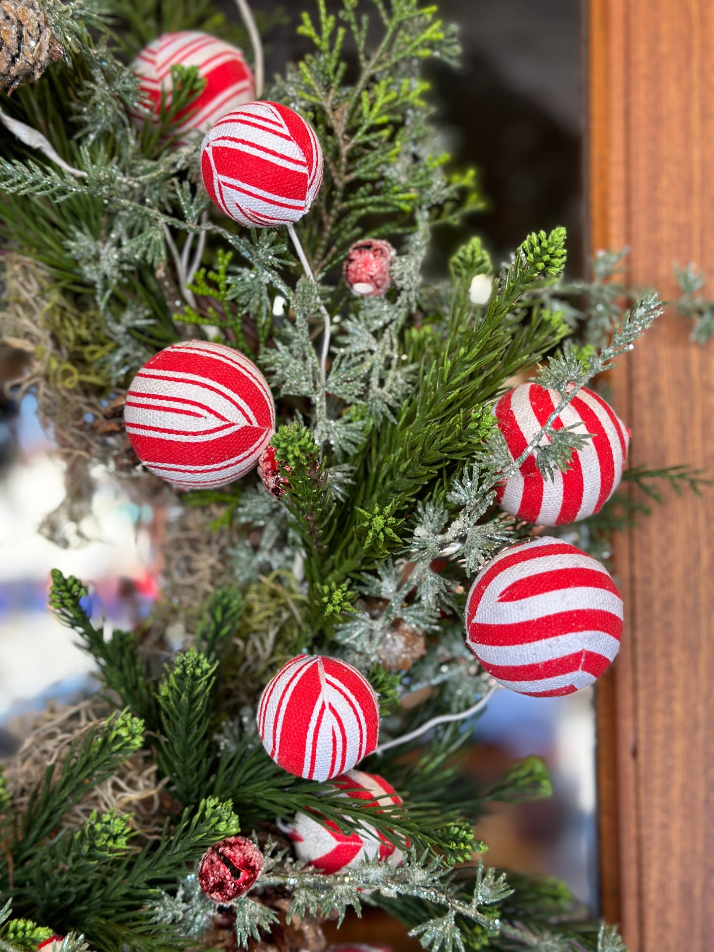 Playful Peppermint Wreath