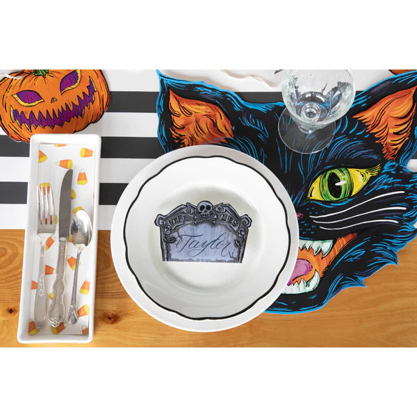 Die Cut Black Cat Placemat