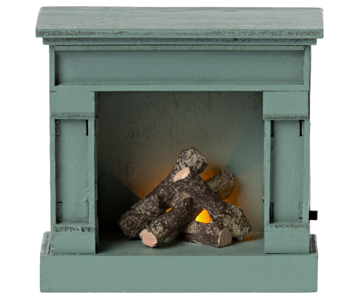 Fireplace - Vintage Blue