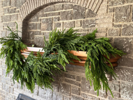 6' Natural Touch Norfolk Pine Garland