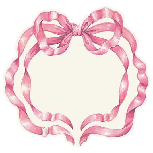 "Pink Bow" Placemat