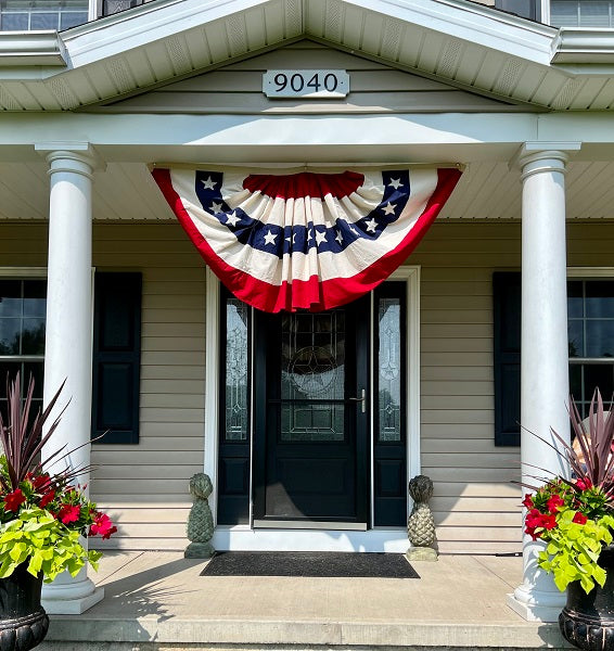 Vintage Flag Bunting 36"x70"