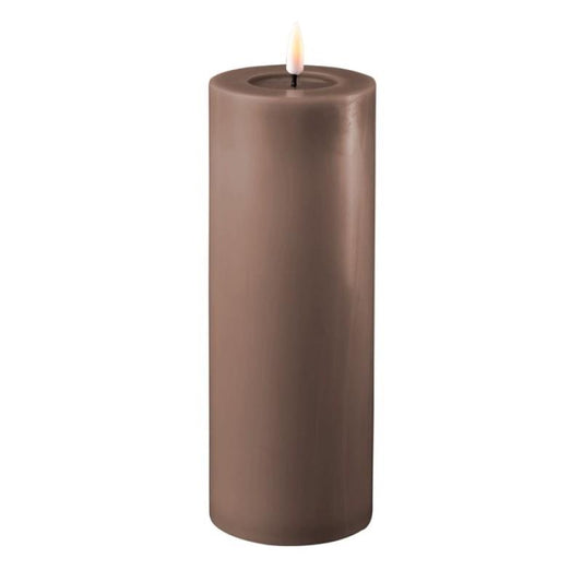 MOCCA LED CANDLE 3X8"