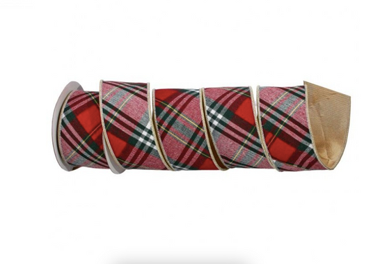 2.5" COTTON PLAID RIBBON