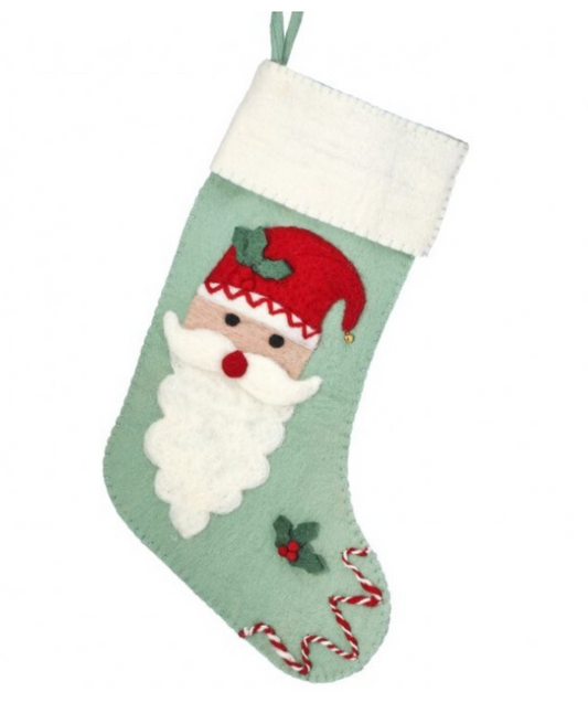 20" Felt Santa Stocking