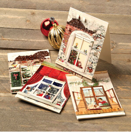 Christmas Window Advent Calendar Cards