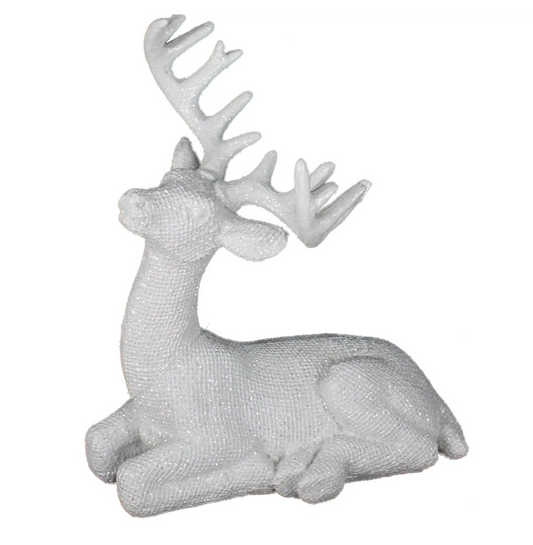 7" Resin Opaque Deer Ornaments