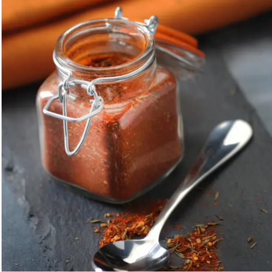 2.4 oz Kilner Square Clip Top Spice Jar