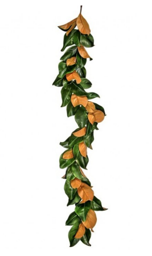 55" Eva Magnolia Leaf Garland