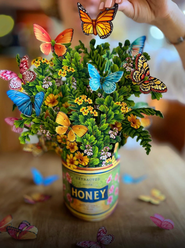 Butterflies and Buttercups Pop-up Card