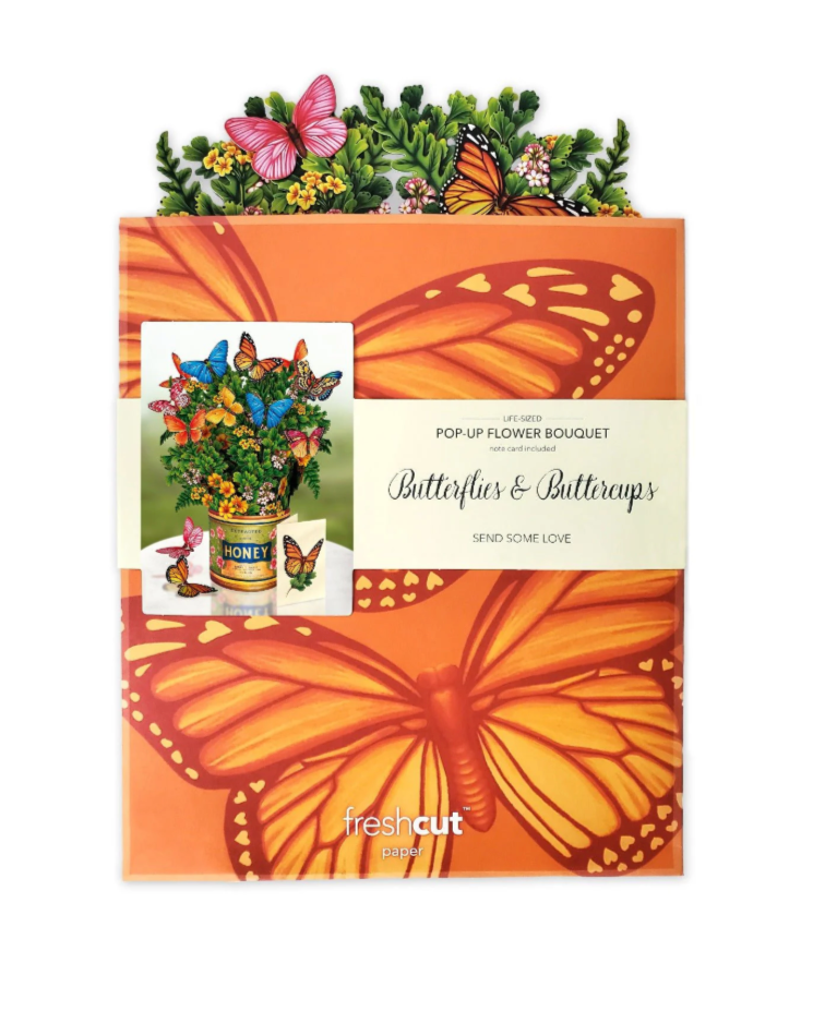 Butterflies and Buttercups Pop-up Card