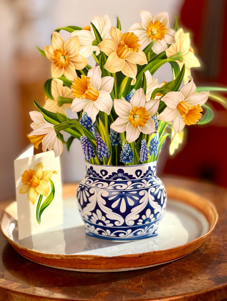 English Daffodils Pop-up Card