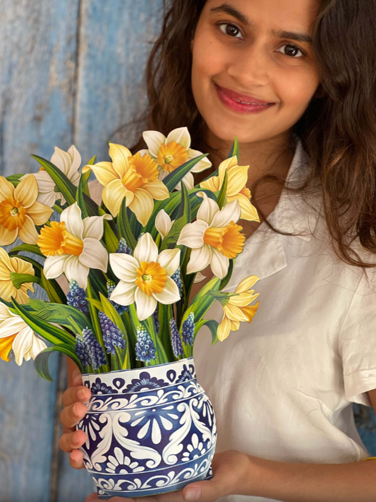 English Daffodils Pop-up Card