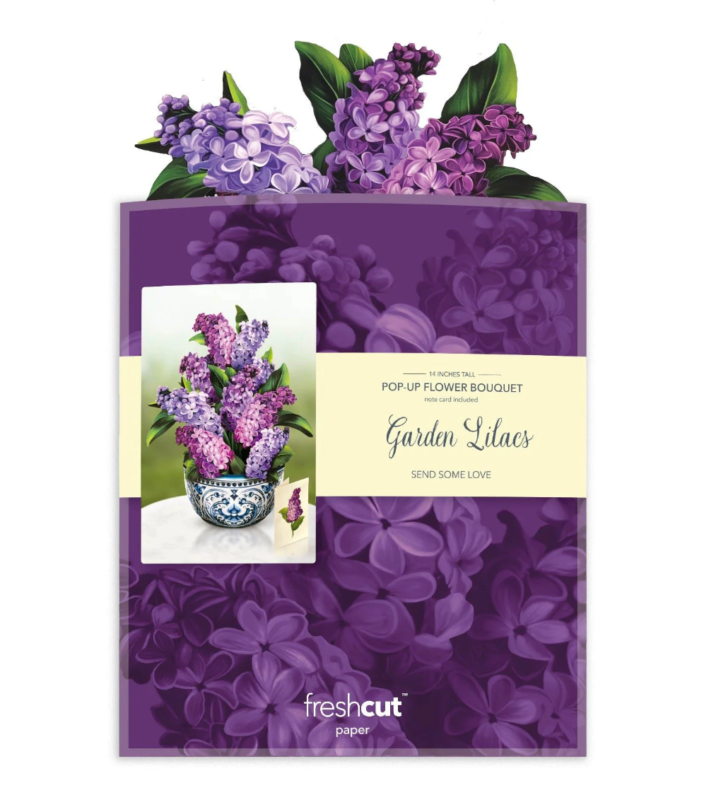 Garden Lilacs Pop-up Card