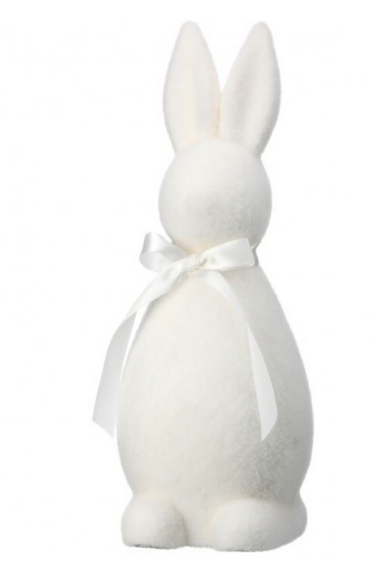 Large Cream Standing Easter Bunny