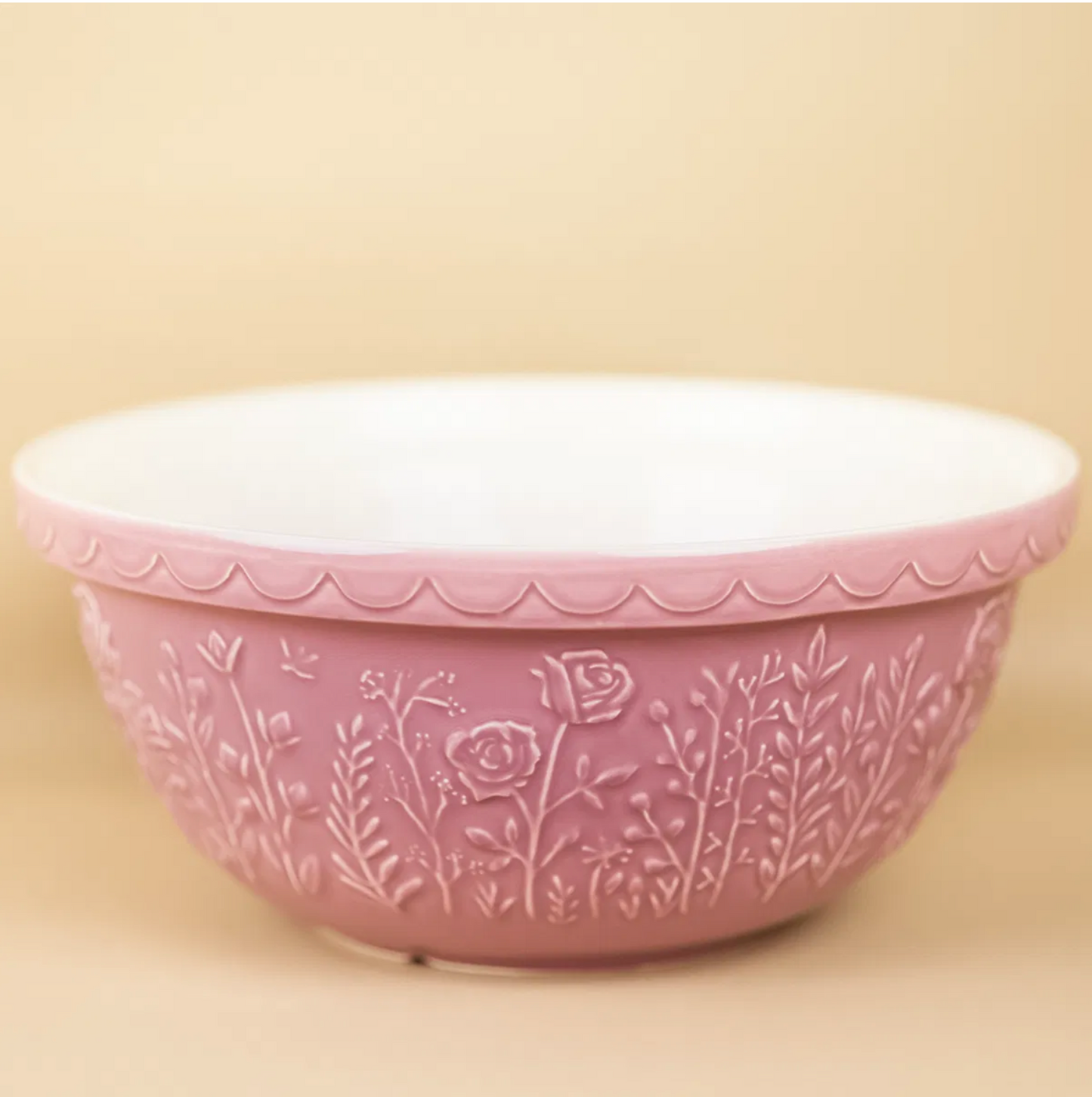 'In the Meadow' Rose (Pink) Mixing Bowl 4.25 QT