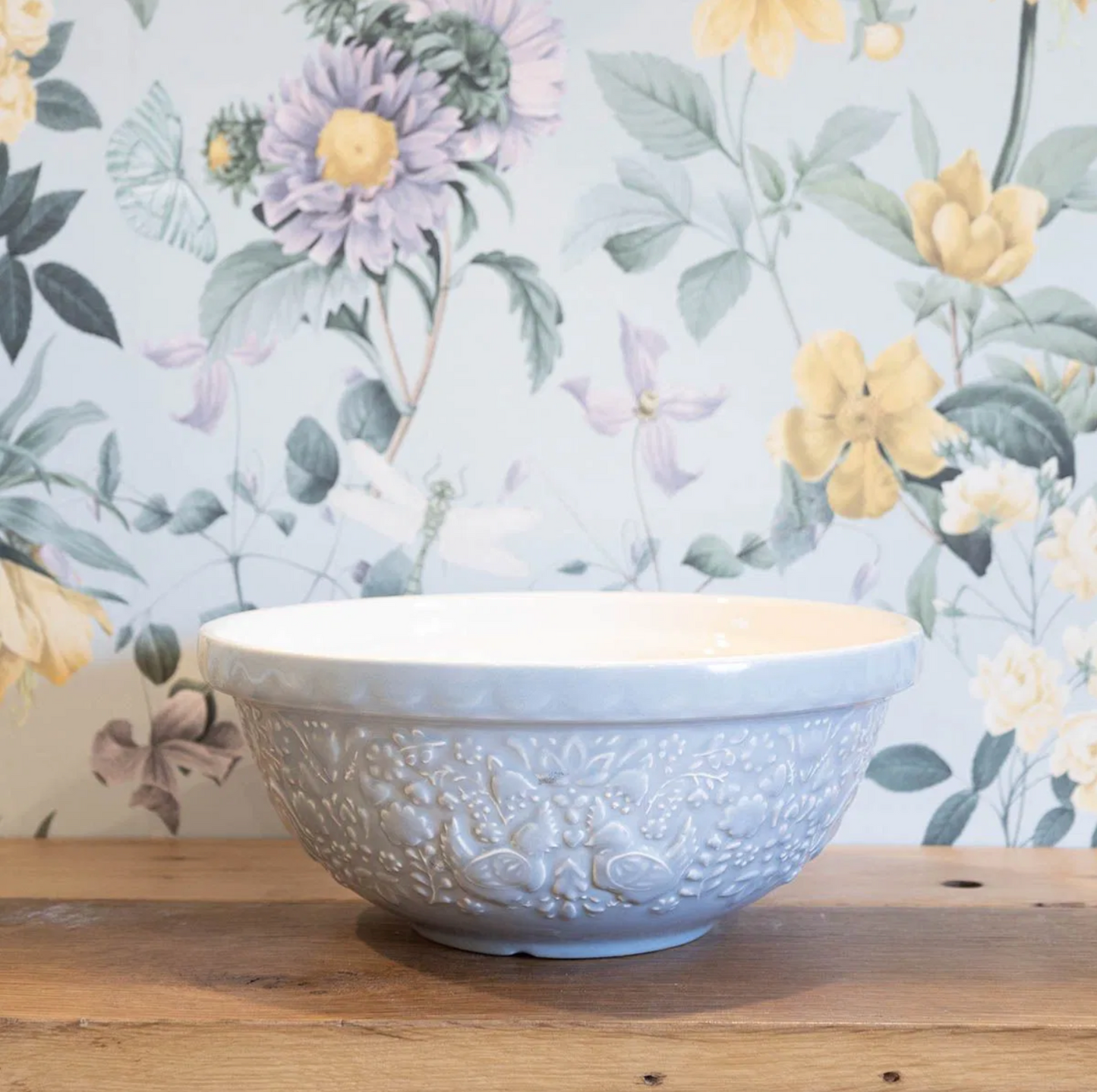 'Home to Roost' Cornflower Blue Mixing Bowl 2.85 Qt