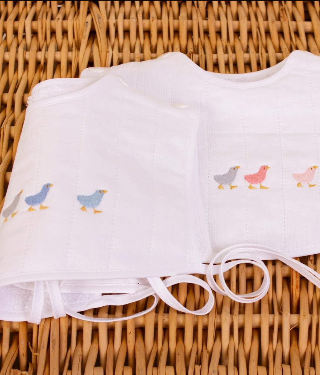 Family of Ducklings Baby Bib