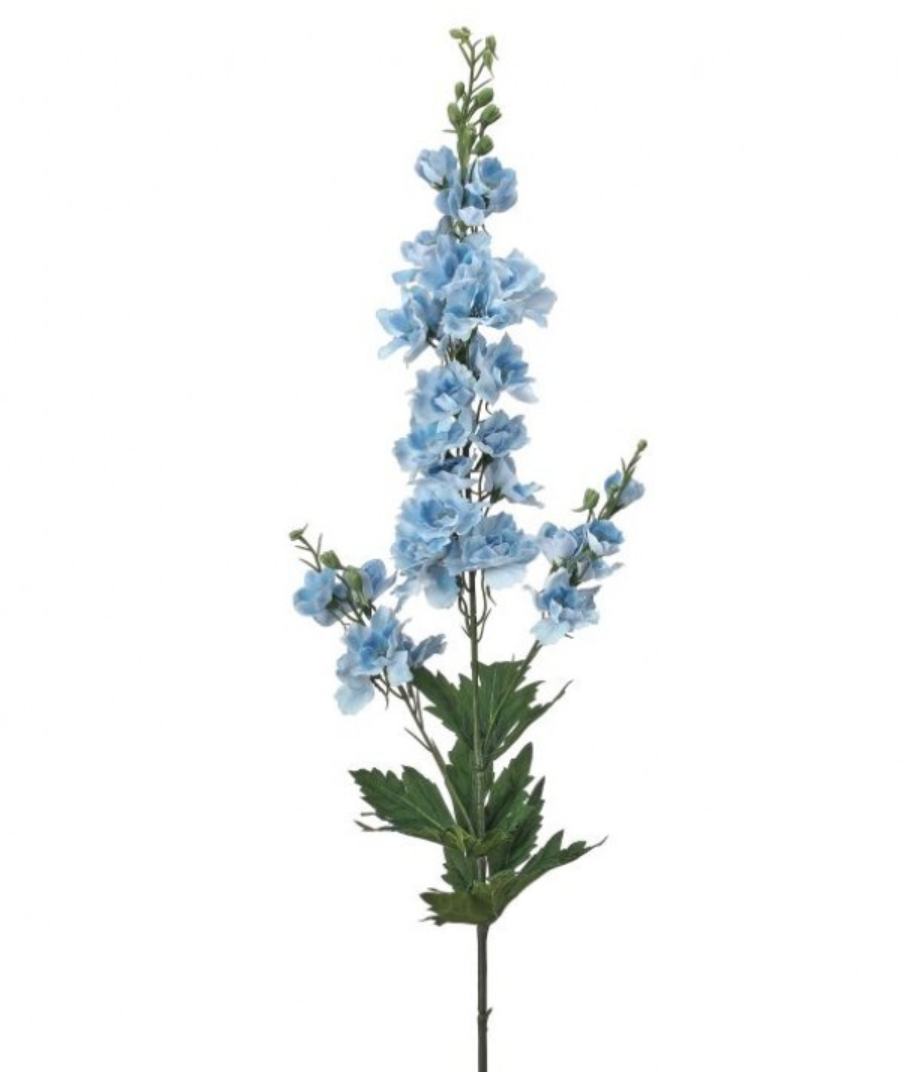 35" Soft Touch Garden Delphinium Spray