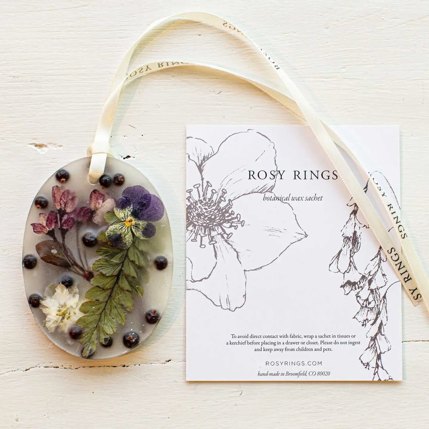 Black Currant & Bay Petite Botanical Sachet