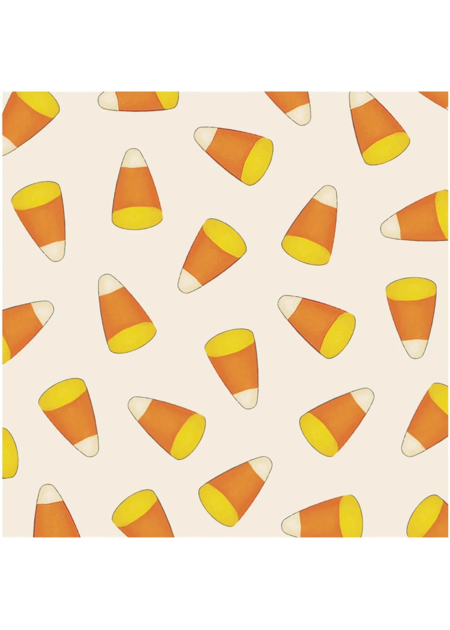 "Candy Corn" Paper Cocktail Napkins