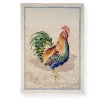 Roosters Marrone Kitchen Towel